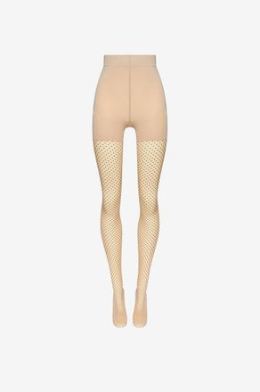 Wolford Getupfte transparente Strumpfhose Control Dots