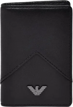 Emporio Armani Black Ovine Nappa Cardholder