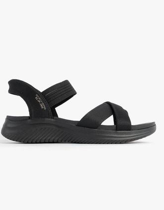 Skechers Womens Skechers 119975/BBK ULTRA FLEX 3.0 - NEVER BETTER Womens Sandals Black - Size: 6.5