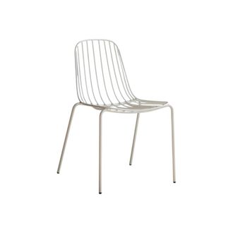 Tikamoon Silla de metal blanca