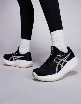 Asics Gel-Cumulus 28 - Sneakers da corsa nere e bianche-Nero