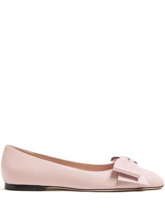 Valentino Garavani Bowow leren ballerinas - Roze
