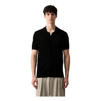 Karl Lagerfeld Heren, Tops, Zwart, Maat: S Viscose