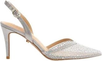 Twentyfourhaitch Raffinata Slingback Rabat - Dames - Schoenen - Grijs - Maat: 39 EU