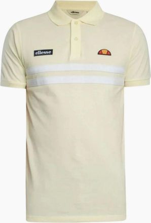 Ellesse Mens Ellesse Muccia Light Yellow Polo - Size: 44