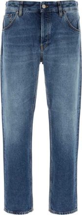 Pantaloni Torino Blue Regular Solid Jeans