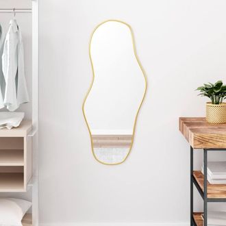 Berkfield Home Wall Mirror Gold 90x40 cm