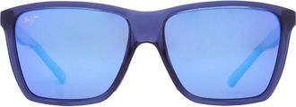 Maui Jim Cruzem Blue Hawaii Rectangular Unisex Sunglasses B864-03 57