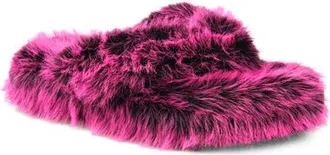 Zigi Soho Whimzy Faux Fur Slipper in Fuchsia Faux at Nordstrom, Size 10
