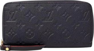 Louis Vuitton Pre-owned Lange portemonnee (bi-fold) - Dames - Vintage Accessoires - Blauw - ONE Size - Vintage