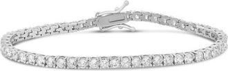 SHYMI Cubic Zirconia Tennis Bracelet in Silver at Nordstrom