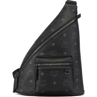 MCM Mini Aren Sling in Visetos in Bk at Nordstrom