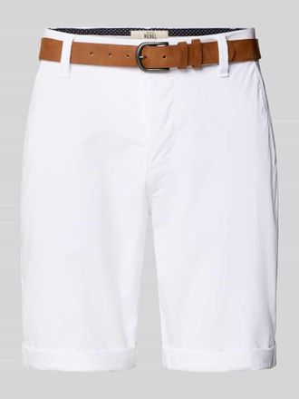 Redefined Rebel Shorts mit G&uuml;rtel Modell MIKE in Weiss, Gr&ouml;&szlig;e XXL