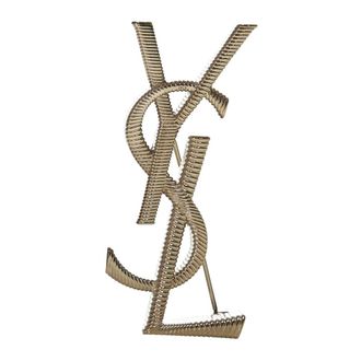 Saint Laurent Broche Cassandre - Accessories - Hombre - Amarillo - ONE SIZE