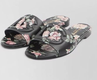 Dolce & Gabbana floral-print slides