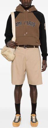 Ami Mens Brown Cotton Sweatshirt - Tan - Size Small