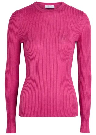 Gabriela Hearst Browning Cashmere-blend top - Pink - XS (UK6 / XS)