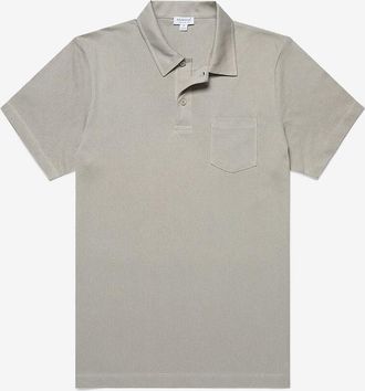 Sunspel Slim-Fit-Polohemd aus Supima-Baumwollpiqué Riviera