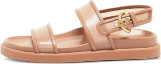 Gianvito Rossi Sandali con suola piatta e cinturini - Toni neutri