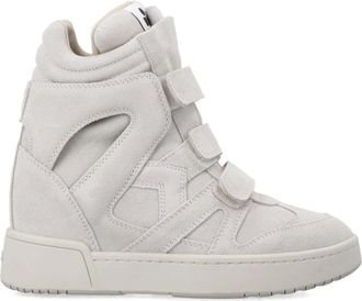 Isabel Marant High-Top Wedge Sneakers - Dames - Schoenen - Beige - Maat: 36 EU Su&egrave;de