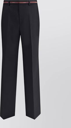 Gucci wool pants selvedge detail