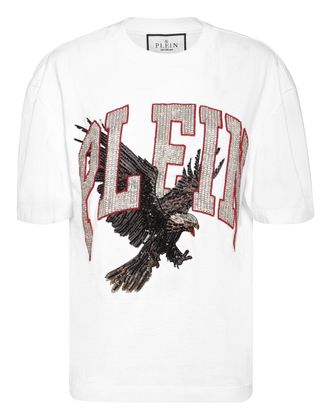 Philipp Plein T-Shirt Man Pasvorm Eagle