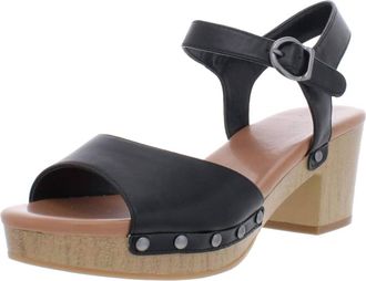 Style & Co. Womens Andreas Platform Heel Sandals In Black