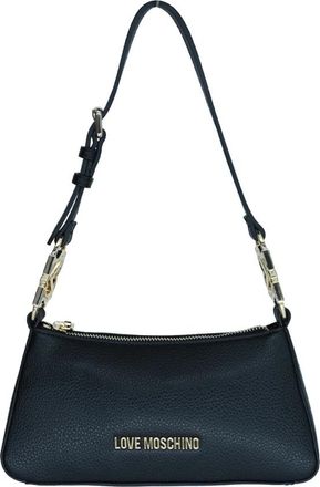 Love Moschino Schoudertas met logo-detail - Dames - Schoudertassen - Zwart - ONE Size - Leer - Tassen