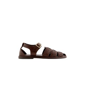 Maison Toufet Schoenen, Dames, Bruin, 37 EU, Leer, Sandale Jenny