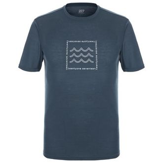 2117 of Sweden Tista T-Shirt Merinoshirt f&uuml;r Herren | blau