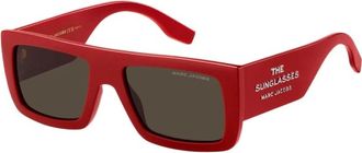 Marc Jacobs Sunglasses, female, Red, Size: ONE SIZE 775S Logo Sunglasses