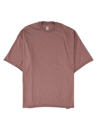 Rick Owens Grey Boxy Short-Sleeve Cotton T-Shirt
