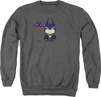 Gildan Batman Cute Batman Adult Crewneck Sweatshirt