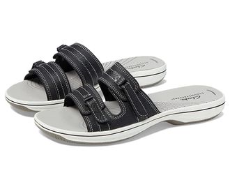 Clarks Breeze Piper Womens Shoes Black Synthetic : 10 B - Medium