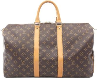 Louis Vuitton 1998 Keepall 45 Boston tas met monogram - Bruin