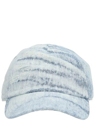 Diesel A21664_068TY01 Cotton Denim Baseball Cap - Denim