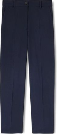 Motivi Regular Cady Broek - Dames - Vrijetijds broeken - Blauw - L - Polyester - Broeken