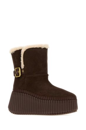Chlo&eacute; Nama Ankle Boot - Brown