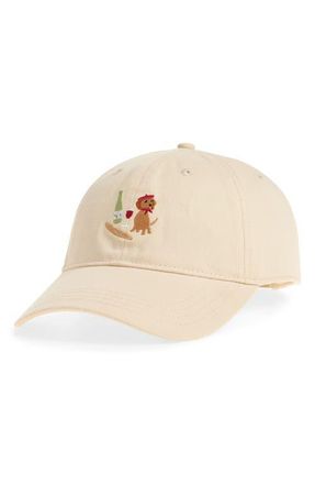 Frasier Sterling Dog Dinner Cotton Canvas Baseball Cap in Tan at Nordstrom