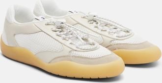 Prada Speedrock leather-trimmed sneakers