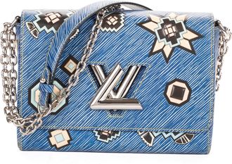 Louis Vuitton Pre-owned Womens Ltd. Ed. Azteque Twist Shoulder Bag - Blue - One Size