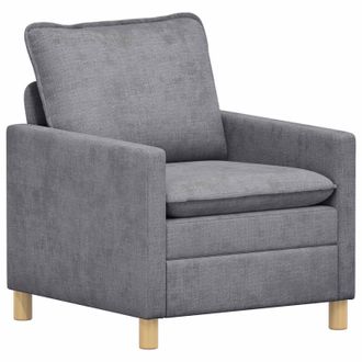 vidaXL Sof&aacute; Gris Claro 76 X 81 X 87,5 Cm Poli&eacute;ster Vidaxl