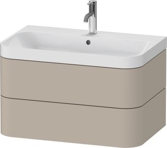 Duravit Set C-bonded Duravit Happy D.2 Plus Suspendido, 775x490mm, 2