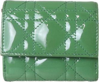Dior Green Wallet (Tri-Fold) (Pre-Owned)