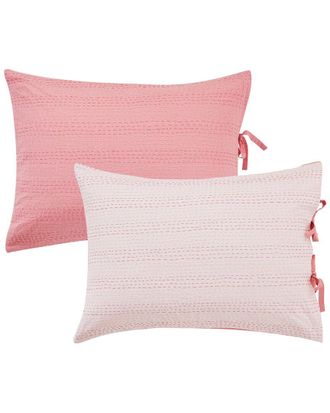 Melange Home M&eacute;lange Home Hand-Stitched Reversible Kantha Sham Set