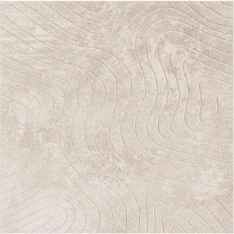 vidaXL Alfombra Para Interiores Y Exteriores Palmeras Beige Poli&eacute;ster Vidaxl