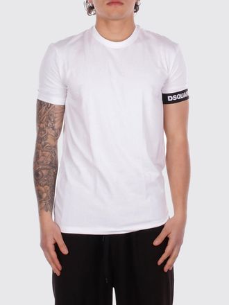Dsquared2 T-shirt in cotone con logo Dsquared2