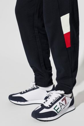 Emporio Armani Sports Shoes With Logo, Mens, Navy Blue