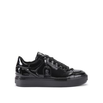 Kurt Geiger Mens Leather Southbank Tag Sneaker Sneakers - Black - Size UK 9