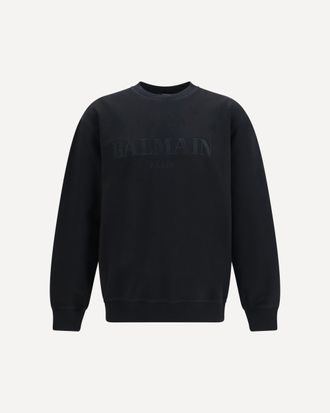 Balmain Vintage embroidered logo Sweatshirt Male XL